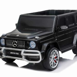 ALL 4 KIDS Licensed Double Seat Mercedes-Benz Kids Ride On Car G63 with RC - Black
