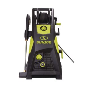 Sun Joe 2300 PSI Electric Pressure Washer with Hose Reel in Green