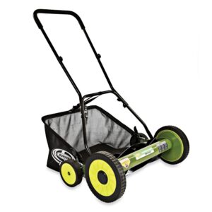 Sun Joe Mow Joe MJ502M 20-Inch Manual Reel Mower with Catcher