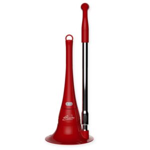 Elicto ES-100 Waterproof Telescopic Power Scrubber in Burgundy