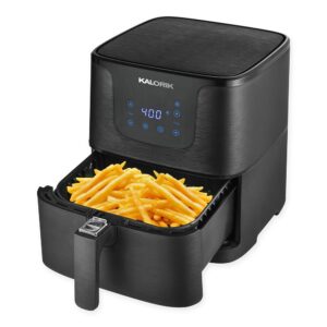 Kalorik 5.25 qt. Digital Air Fryer in Matte Black