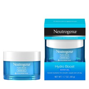 Neutrogena Hydro Boost Hyaluronic Acid Hydrating Water Gel Daily Face Moisturizer for Dry Skin, Oil-Free, Non-Comedogenic Face Lotion