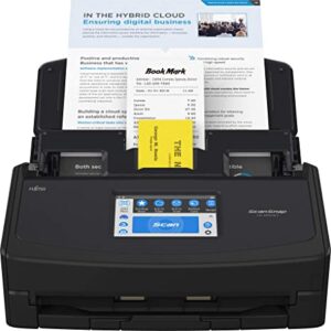 Fujitsu ScanSnap iX1600 Versatile Cloud Enabled Document Scanner for Mac or PC, Black
