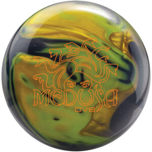 DV8 Medusa Bowling Ball Black/Yellow/Gold