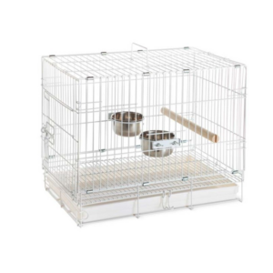 Prevue Pet Products Travel Cage - White