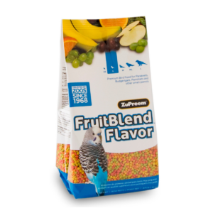 ZuPreem Fruit Blend with Natural Flavor Pelleted Bird Food for Small Birds (10 LBS)(2 pack)