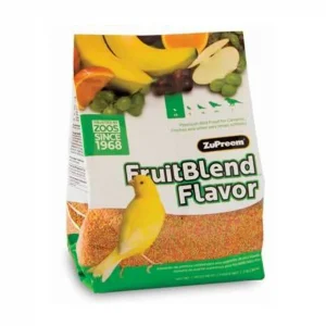 ZuPreem Fruit Blend with Natural Flavor Pelleted Bird Food for Very Small Birds(10 LBS)(2 pack)