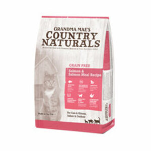 Grandma Mae's Country Naturals Grain Free Dry Cat Food - Salmon Grandma Mae's Country Naturals Grain Free Dry Cat Food - Salmon(12 LBS)(2 pack)