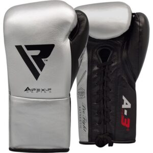 RDX A3 FIGHT LACE UP LEATHER BOXING GLOVES BBBOFC/BIBA/WBF/NYAC /NEVADA APPROVED