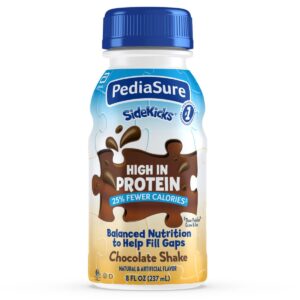 PEDIASURE SIDEKICKS SHAKE CHOCOLATE (8 fl oz bottle) / (Case of 24 x2)
