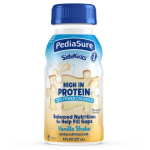 PEDIASURE SIDEKICKS SHAKE VANILLA (8 fl oz bottle) / (Case of 24 x2)