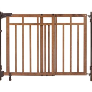 Banister & Stair, Top of Stairs Gate with Dual Installation Kit