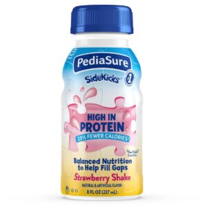 PEDIASURE SIDEKICKS SHAKE STRAWBERRY (8 fl oz bottle) / (Case of 24 x2)